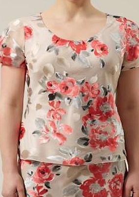 Jacques Vert Devore Floral Blouse