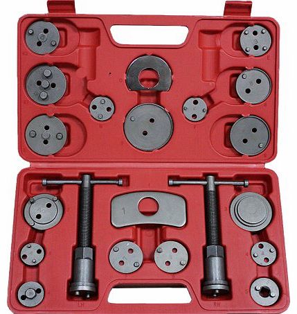 Jago BKRS02 Brake Caliper Piston Wind Back Tool Set Kit 22-pc