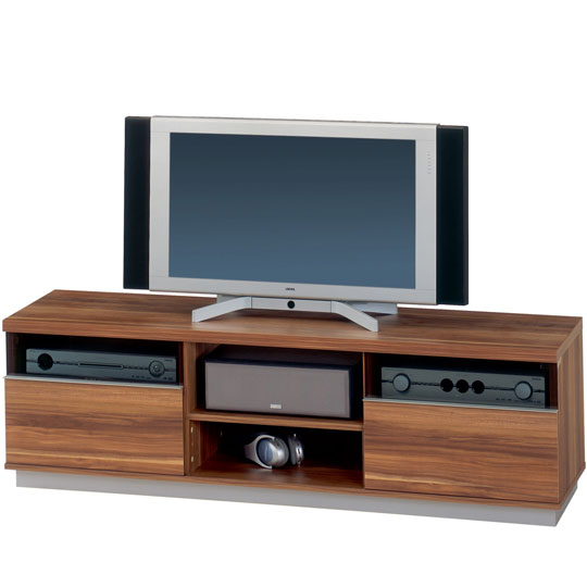 Cuuba Media Line 150 TV Stand - Walnut