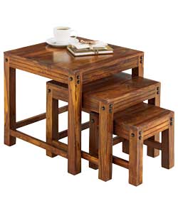 Jaipur Sheesham Solid Wood Nest of Tables