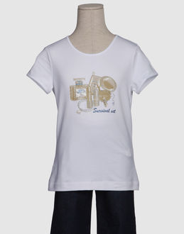 TOP WEAR Short sleeve t-shirts GIRLS on YOOX.COM