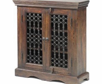 Jali Sheesham Furniture Jali Sheesham DVD Cabinet - Indian Wood Furniture