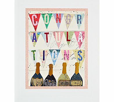 James Ellis Stevens Bunting Congratulations Card