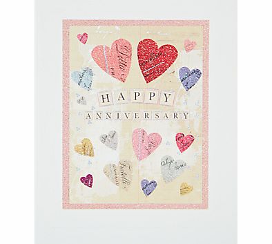 James Ellis Stevens Heart Anniversary Card