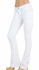 Luna white Juliette slim flare jeans