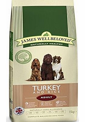 Adult Turkey and Rice Kibble 15 kg