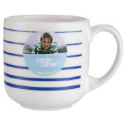 Simple Mugs 4pk Blue Band