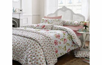 Janet Reger Ava Bedding Duck Egg Bedding Set Single