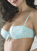 Janet Reger Ocean demi cup padded bra