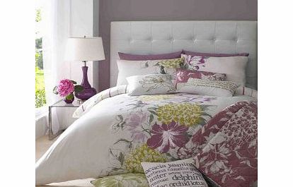 Janet Reger Zebina Bedding Mauve Bedding Set Single