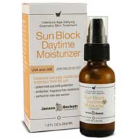 Janson Beckett Sun Block Daytime Moisturizer