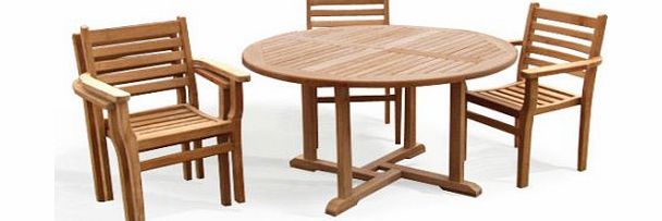 Jati Roma Teak Garden Furniture Dining Set - Jati Brand, Quality amp; Value