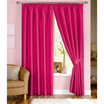 Cerise Lined Curtains 117x183cm