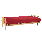 Java Wooden Futon, Red