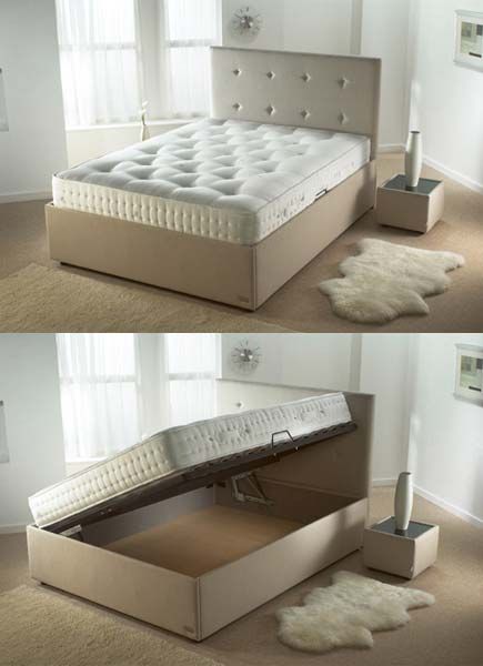 Ocean 4ft 6 Double Ottoman Divan Bed