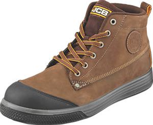 JCB, 1228[^]1635G 4CX Safety Trainer Boots Brown Size 10 1635G