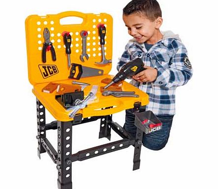 JCB Childrens Workbench Playset