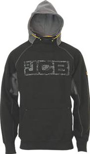 JCB, 1228[^]9508F Hoodie Black/Grey Medium 39`` Chest 9508F