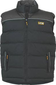JCB, 1228[^]4585F Sudbury Body Warmer Black Large 41`` 4585F