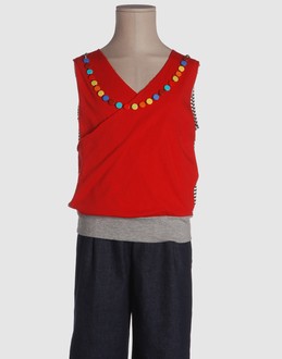 TOPWEAR Sleeveless t-shirts GIRLS on YOOX.COM