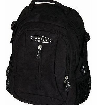 Jeep Outback 15 Litre Black Backpack