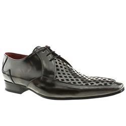 Jeffery West Black Male Diamond Layer Gibson Leather Upper Jeffery West in Grey, Tan