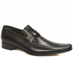 Jeffery West Black Male Layer Vamp Loaf Leather Upper Jeffery West in Black