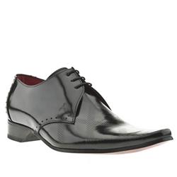 Jeffery West Black Male Square Punch Gibson Leather Upper Jeffery West in Black, Burgundy