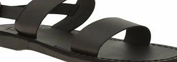 jerusalem Black Golan Sandals