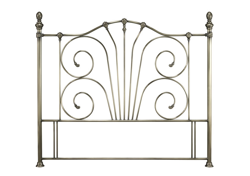 Antique Brass Small Double Headboard