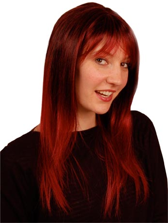 jewel Burgundy Wig