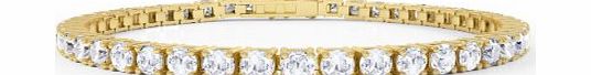 Jian London Diamond Gold Tennis Bracelet