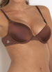 JLO Lingerie Sleek Satin padded plunge bra