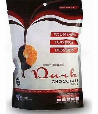 JM Posner Finest Belgian Dark Fondue Chocolate Drops 900g