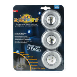 LED Spotlights Pack of 3 V1225