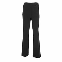 John by John Richmond Black striped popper waistband trousers