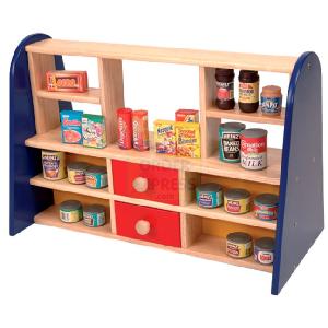 PINTOY Tabletop Shop With Play Food