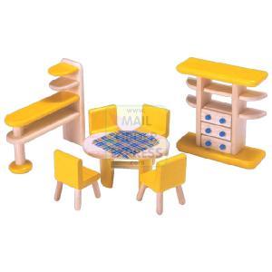 John Crane Ltd PINTOY Wooden Dolls House Furniture Dining Room