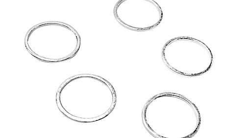 John Lewis 12mm Round Whiz Rings, Pack of 50,