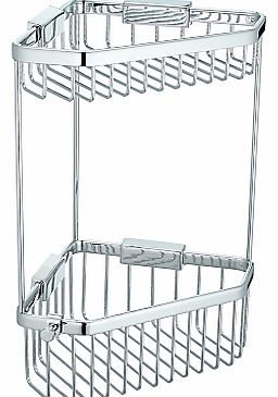 John Lewis 2 Tier Corner Basket, Large