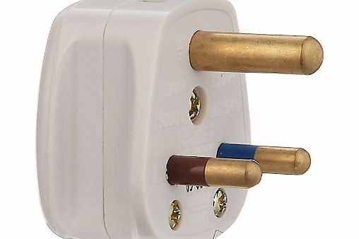 John Lewis 3 Round Pin Plug, 5 Amp