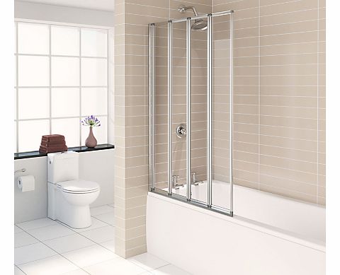 John Lewis 4 Fold Shower Screen