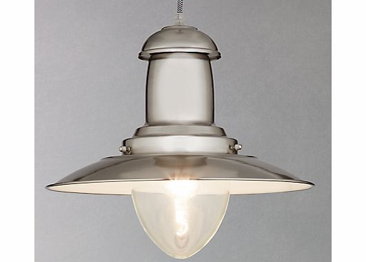 John Lewis Barrington Ceiling Pendant, Steel