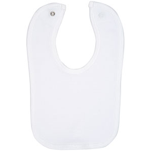 john lewis Basic Bibs- White- Pack of 5