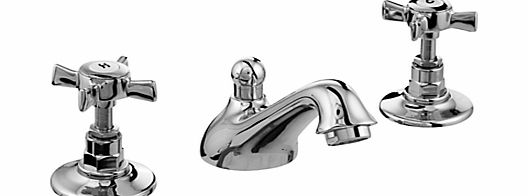 Bela 3 Tap Hole Basin Mixer with Pop