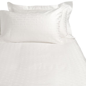 john lewis Box Lines Duvet Cover- White- Double