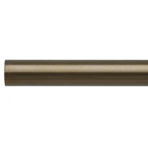 John Lewis Brass Tone Steel Curtain Pole- L120cm x Dia.25mm