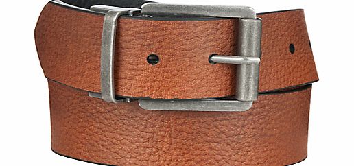 Casual Reversible Belt, Black/Brown