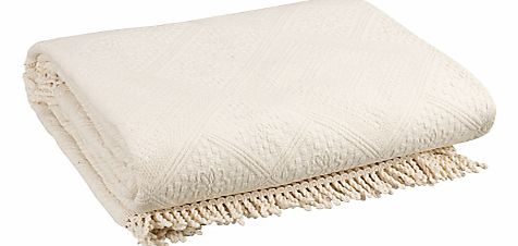 City Cotton Bedspread, Ecru