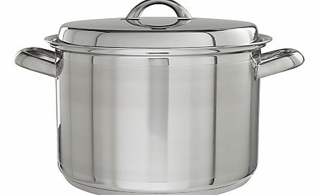 John Lewis Classic II Stockpot, 6.5L, 24cm